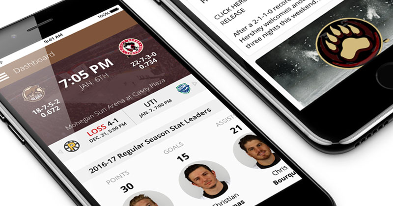 Hershey Bears mobile app