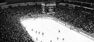 Hershey Bears on the ice at Giant Center