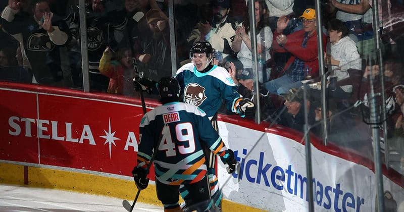 Bears Rally in Third for 2 1 Win Over Wolf Pack