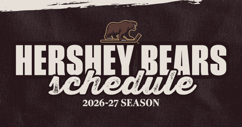 Hershey Bears Announce Schedule for 2026 27 Season