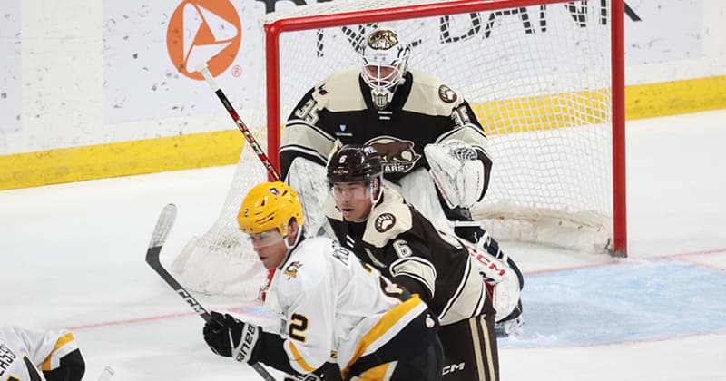 Bears Hang on for 4 2 Win Over Penguins