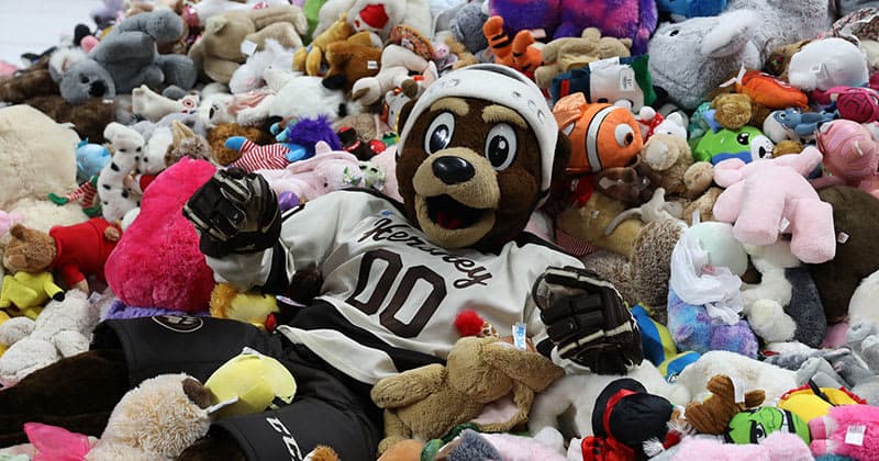 FAQ's and Info for our 2024 GIANT Teddy Bear Toss on Jan. 7!