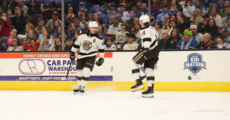 Bears Take 4 3 Win Over Monsters to Sweep Weekend