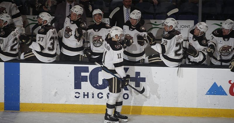 Bears Complete Weekend Sweep of Wolves with 5 2 Win