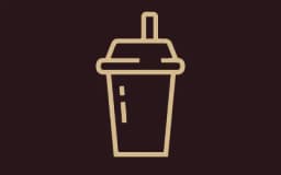 logo of a drink cup for concessions