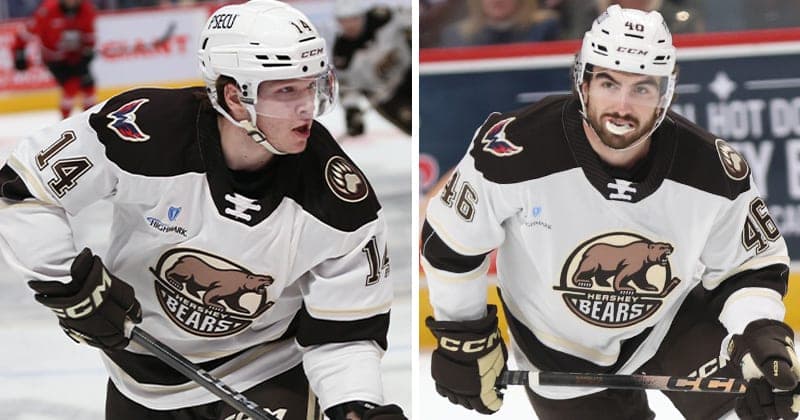 Hershey Sends Pair of Forwards to South Carolina