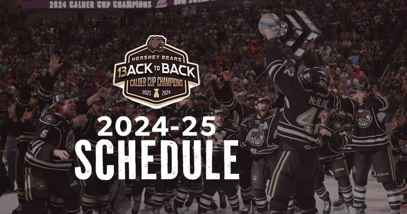 Hershey Bears Release Schedule for 2024 25 Season
