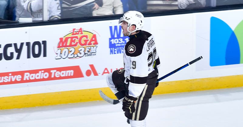 Lapierre Leads Bears to 4 3 OT Win Over Penguins