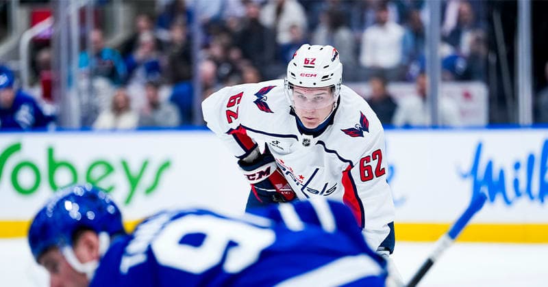 Ilya Protas Makes NHL Debut with Capitals