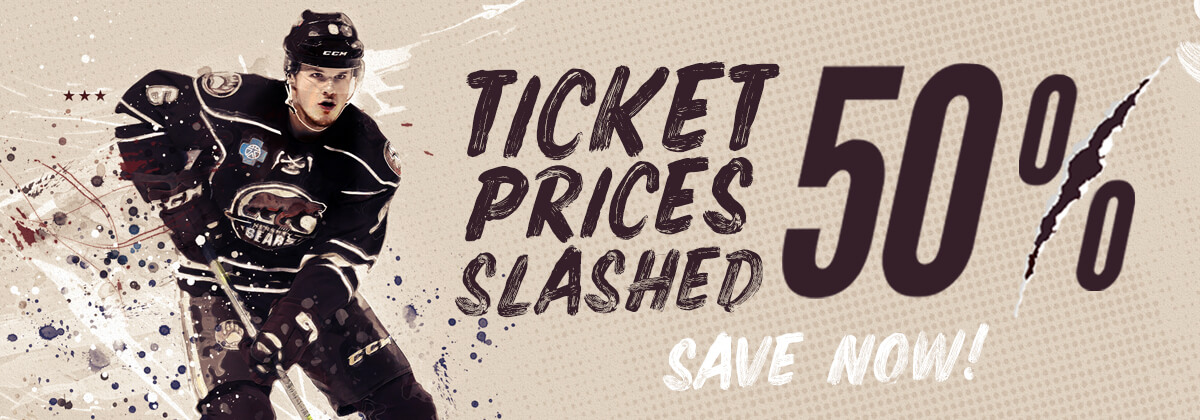 Bears Player in uniform. Ticket Prices Slashed