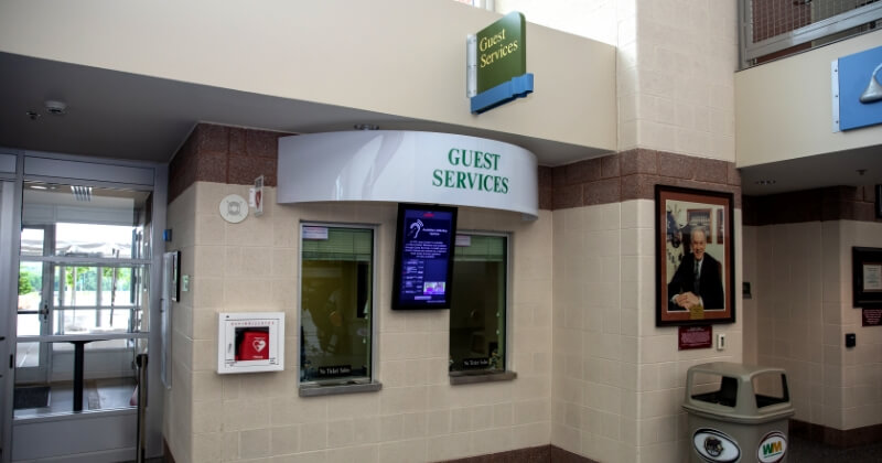 Guest Services Center at The Giant Center