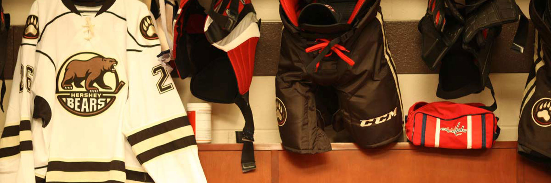 equipment in the locker room