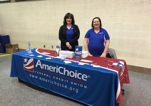 AmeriChoice booth at Giant Center