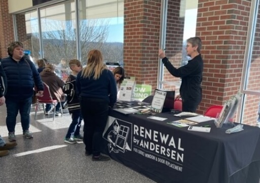 Renewal by Andersen booth at Giant Center