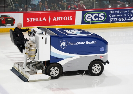 Penn State Branding on Zamboni