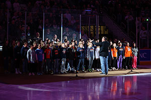 National Anthem performance at Bears game