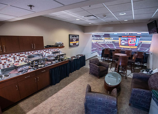 Hershey Bears Suite Interior