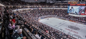 Premium Seating view of hockey game