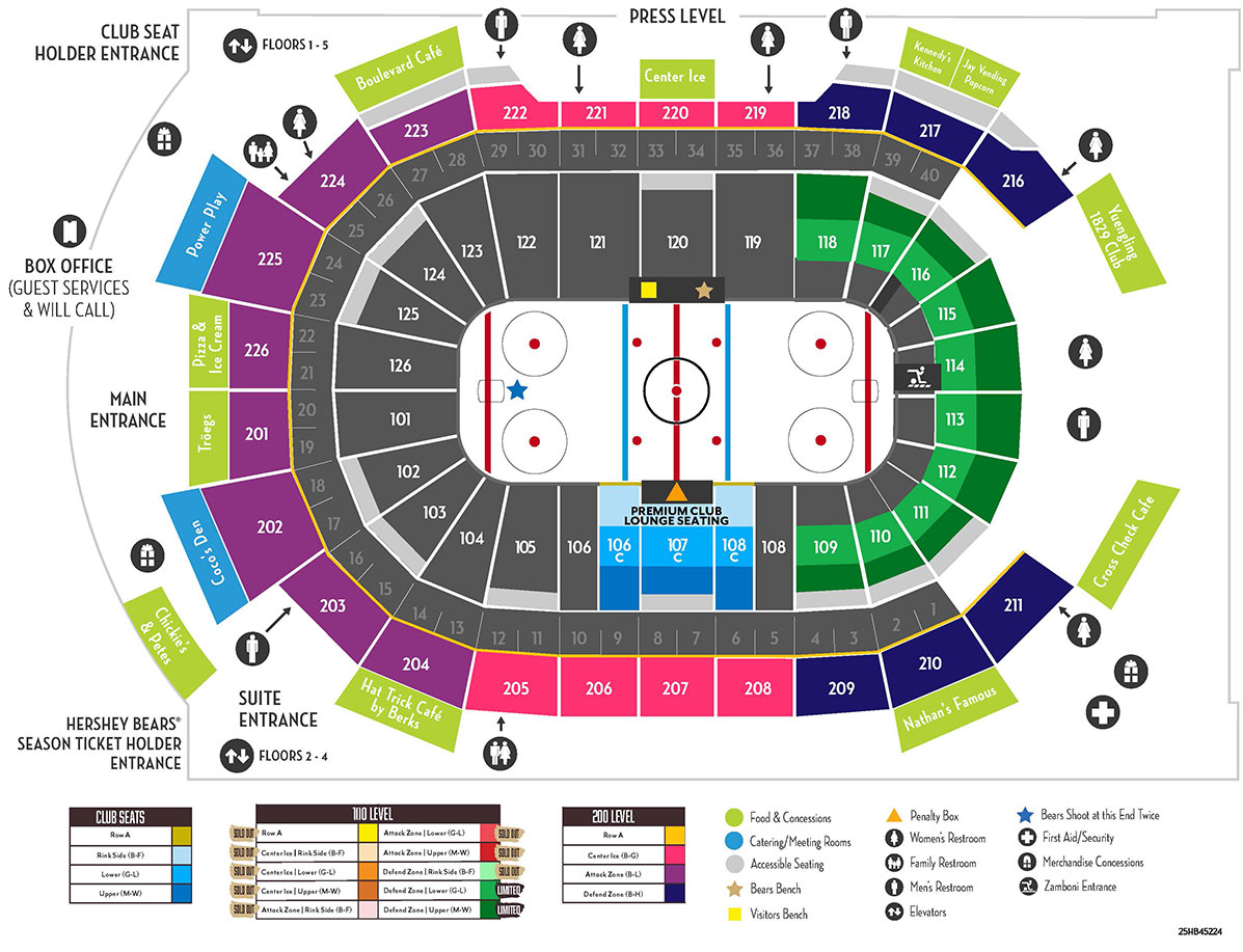 map of the Giant Center
