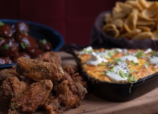 Catering at the Giant Center Buffalo Chicken Dip, Wings, Meatballs