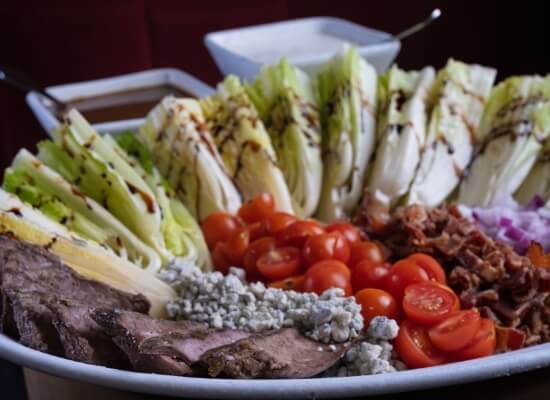 Catering at the Giant Center Romaine Wedge Steak Salad