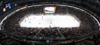 Hershey Bears on the ice at Giant Center