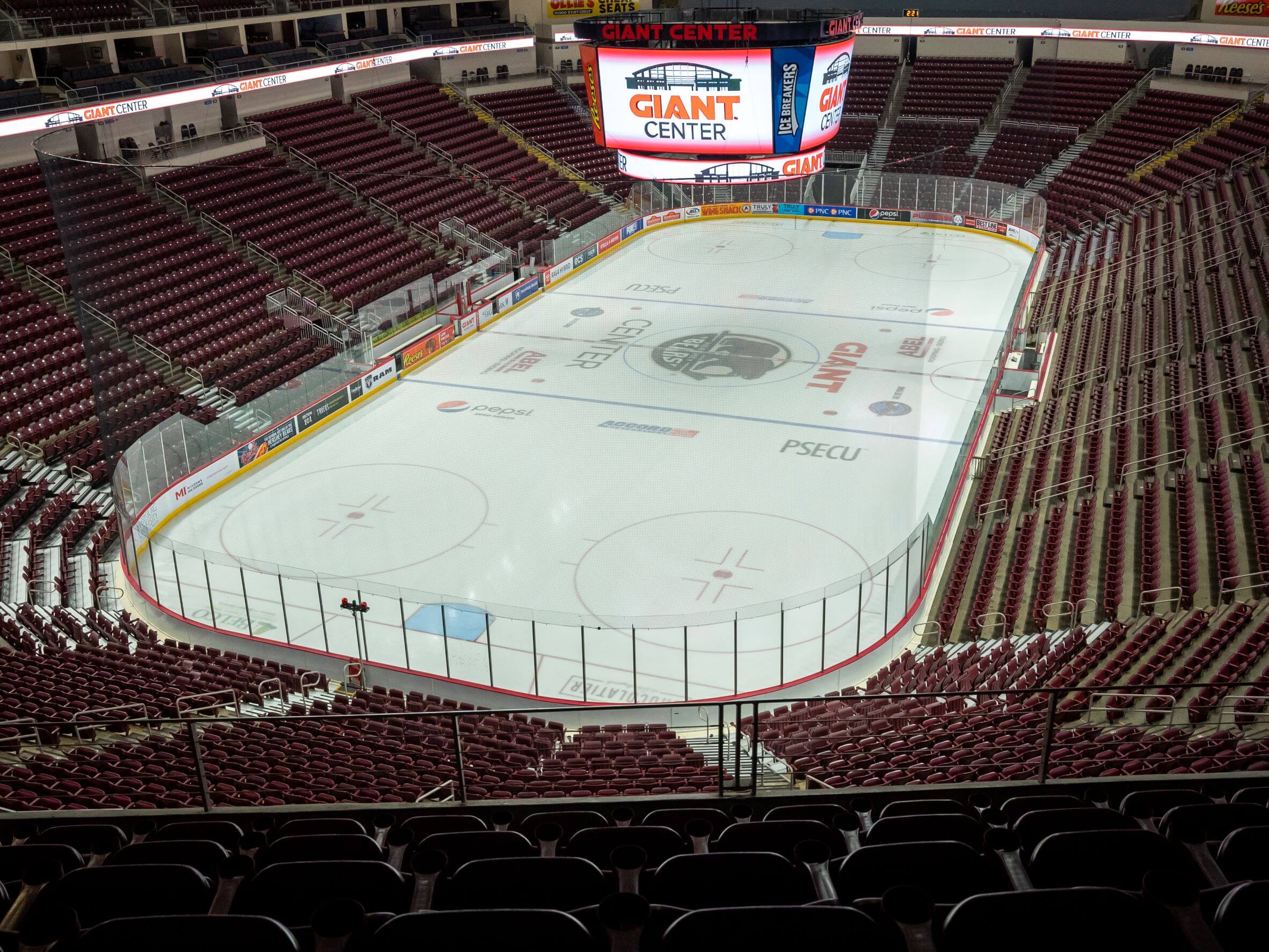 Giant Center Seating Chart Hershey Bears Two Birds Home