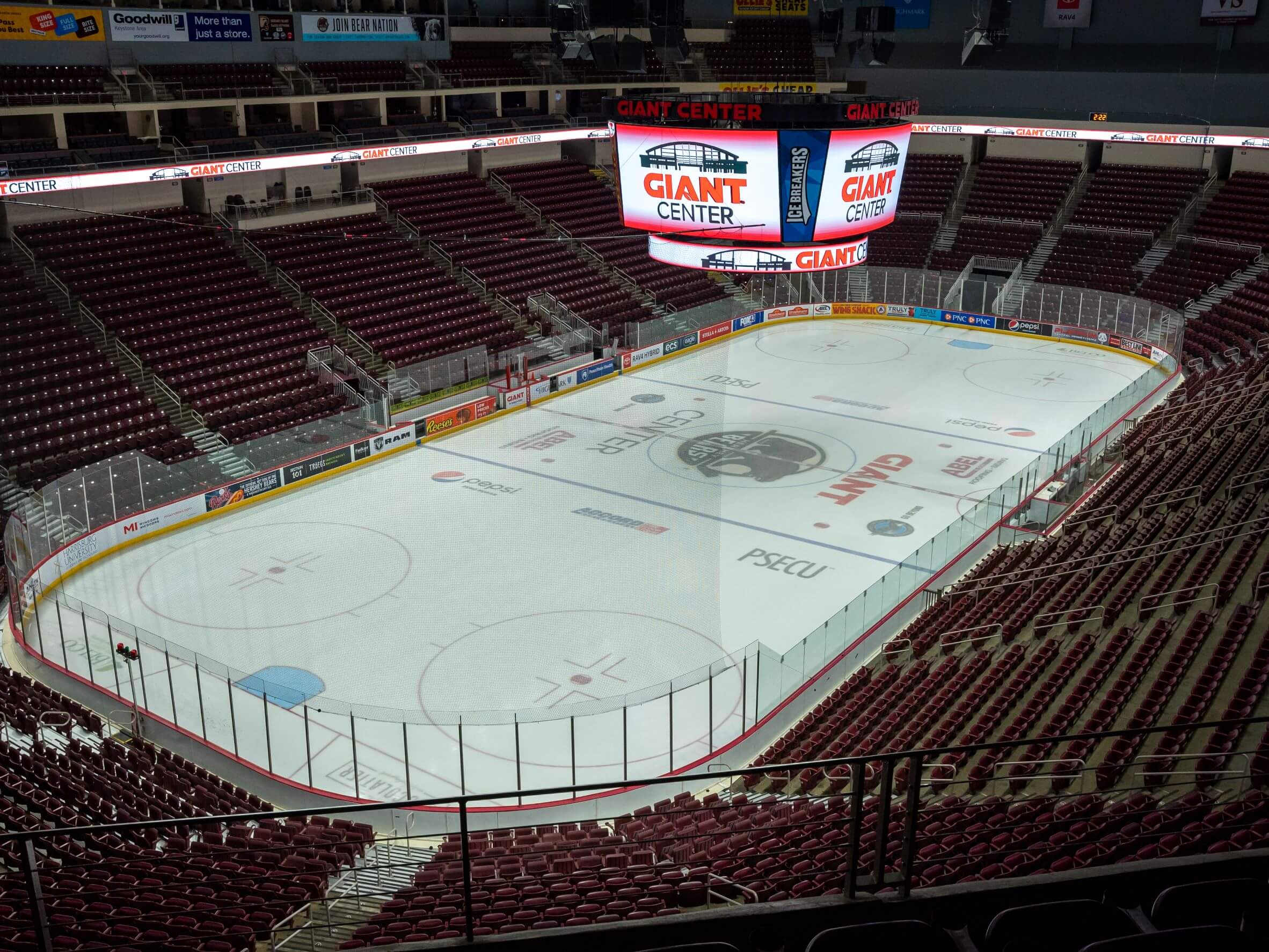 Giant Center Seating Chart For Hockey