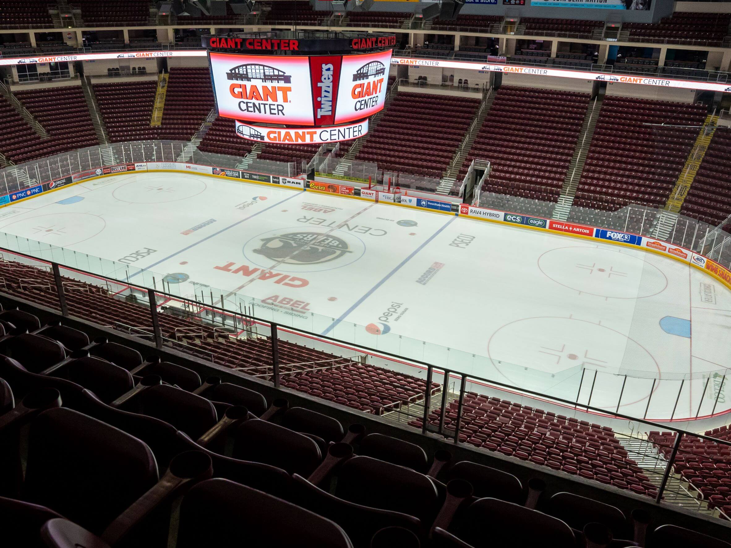 GIANT Center Seating Chart Hershey Bears Hockey