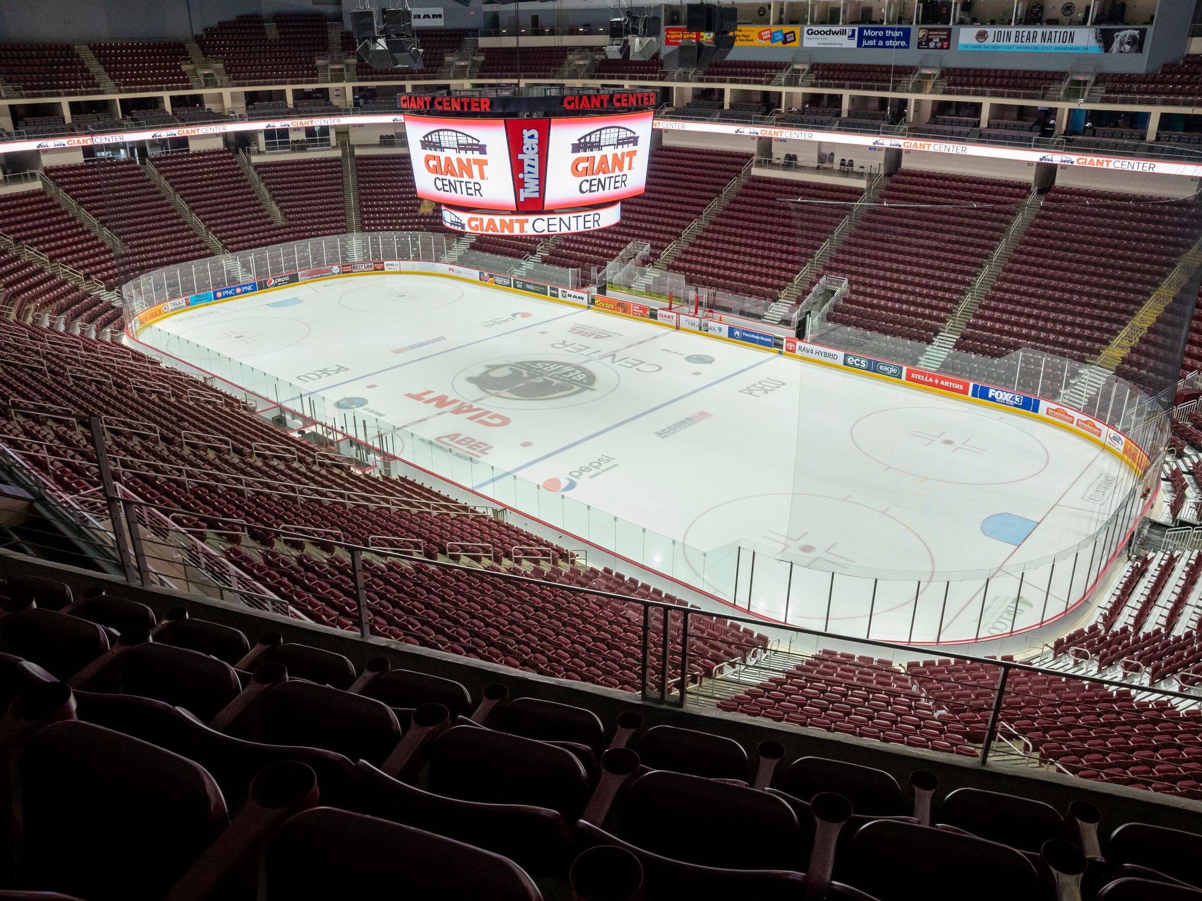 GIANT Center Seating Chart Hershey Bears Hockey