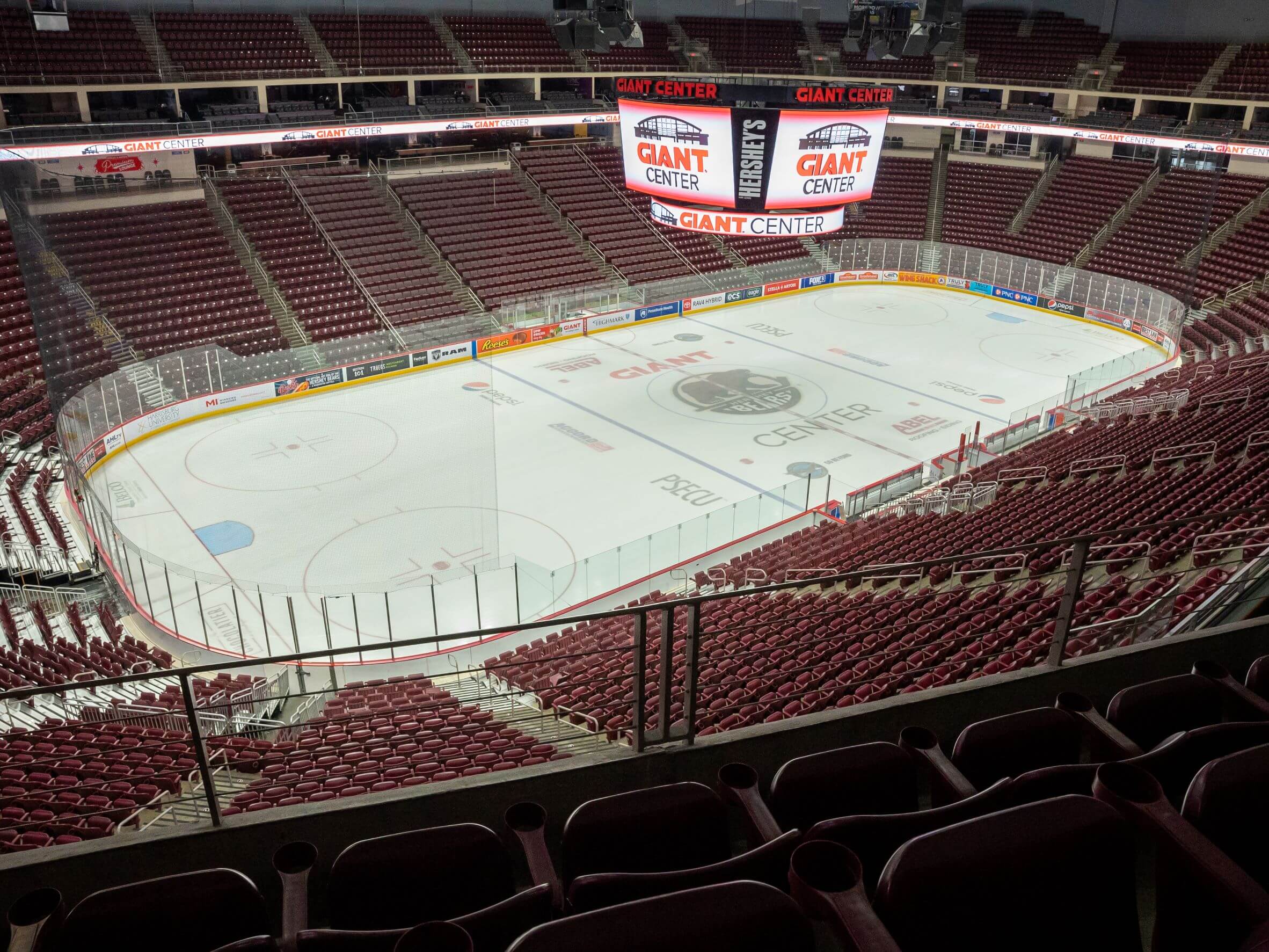 GIANT Center Seating Chart Hershey Bears Hockey