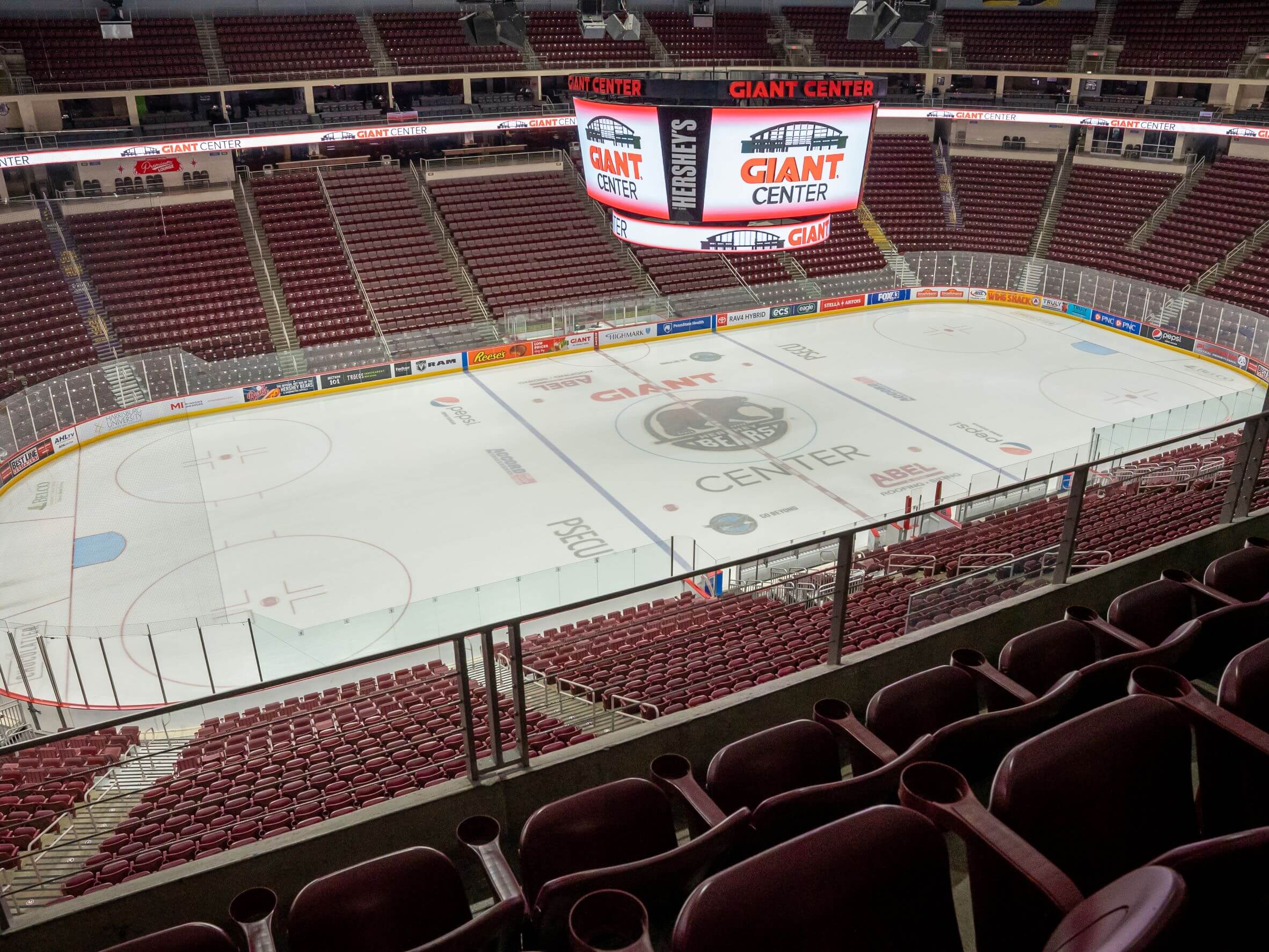 GIANT Center Seating Chart Hershey Bears Hockey