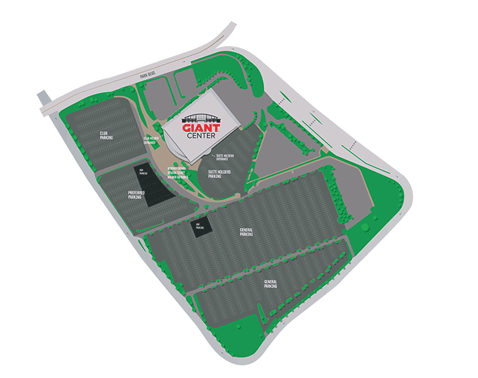 Giant Center Parking Map